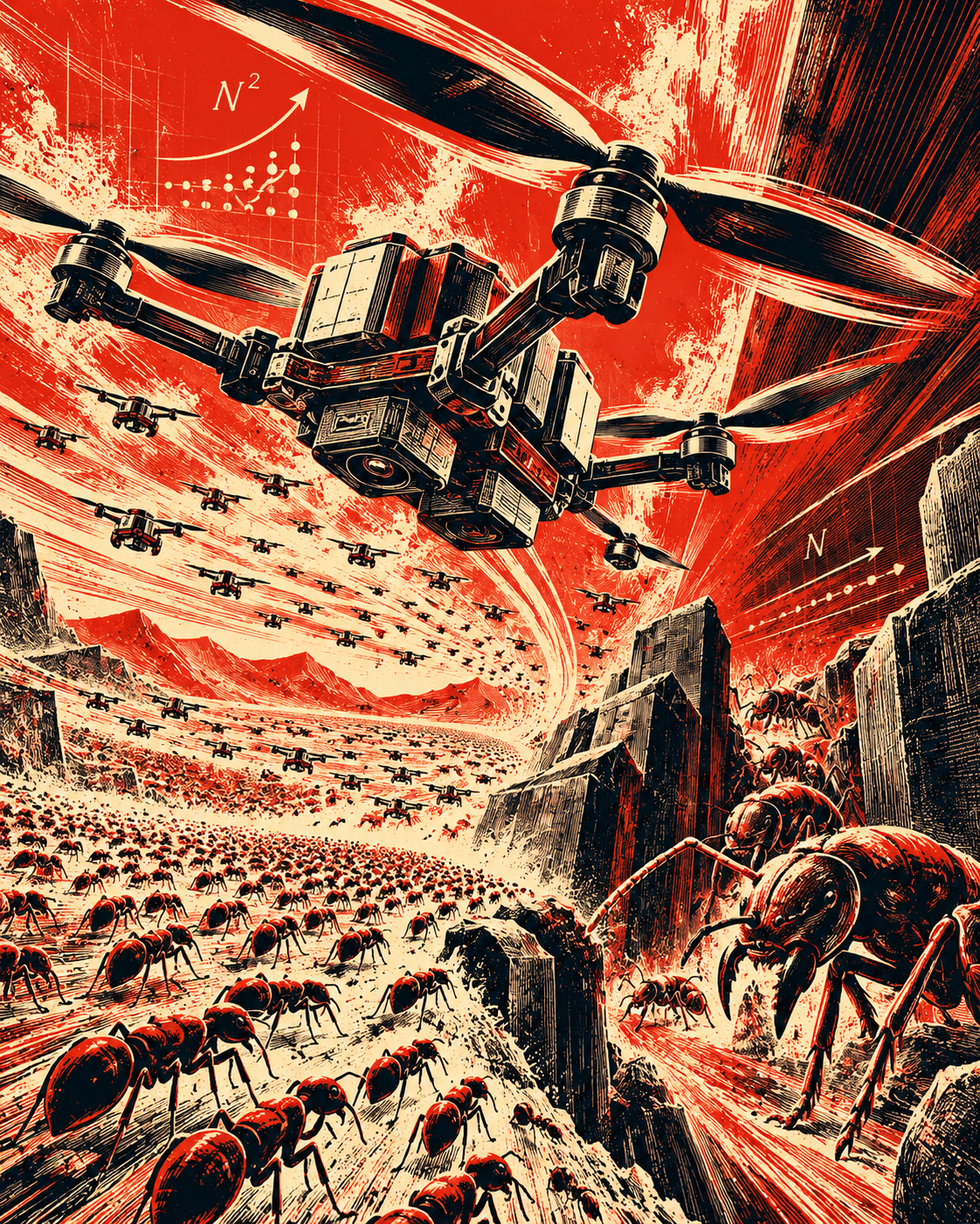 Why Ants, 100-Year-Old Math Equations, and Shameless Promotion of the Modovolo Lift Define the Future of Warfare